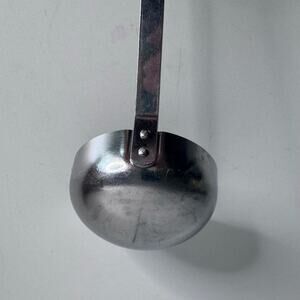 Vintage Royal Brand Sharpcutter Stainless Steel Ladle Black Handle USA